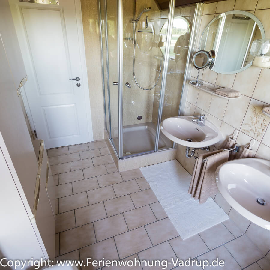 Ferienwohnung Vadrup (Tintrup) - Dusche